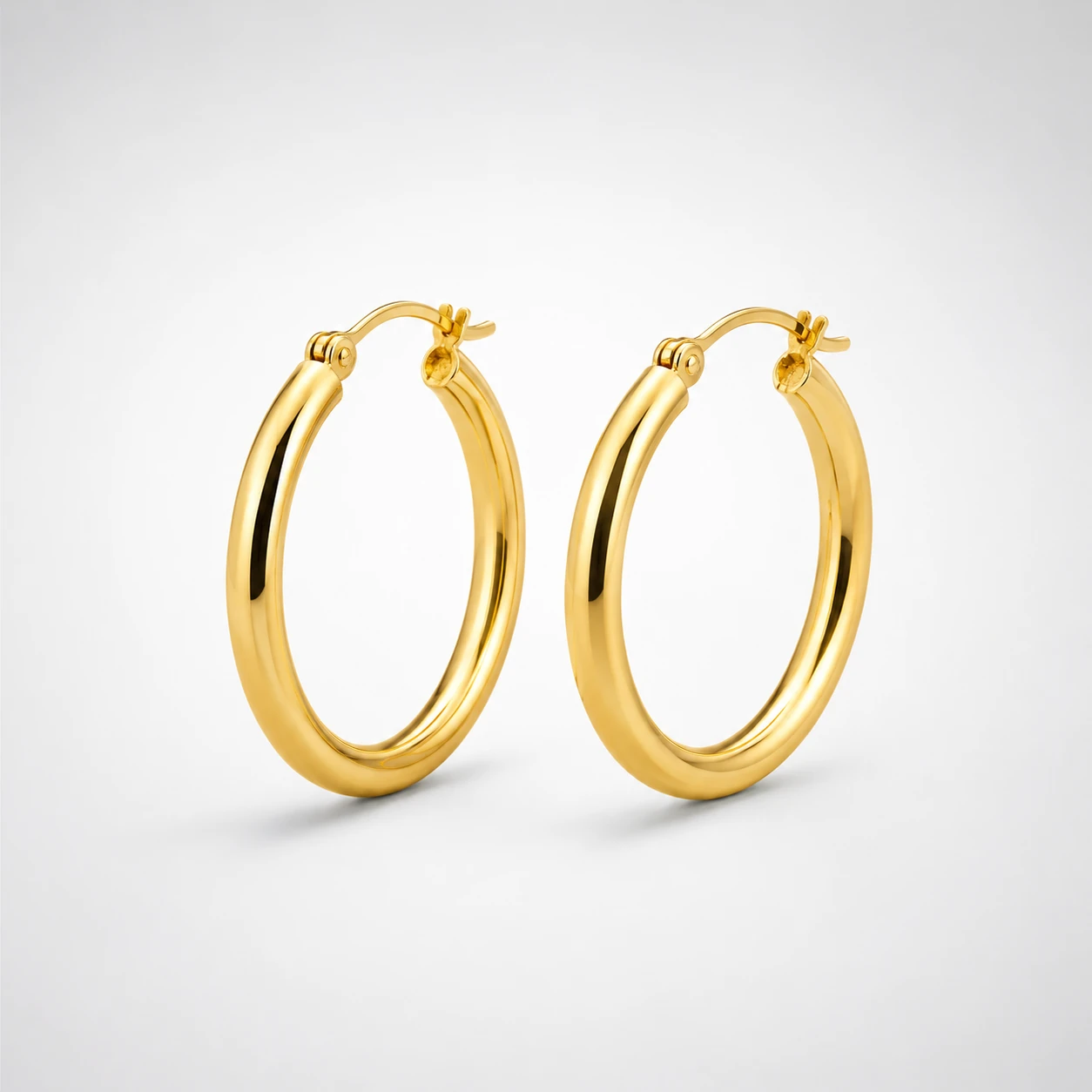 Gold Plated Hoop Earrings